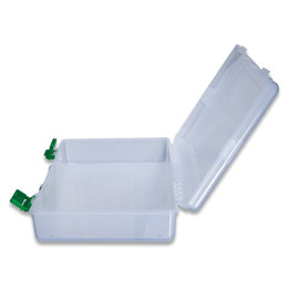 Mallette de rangement 33 cm transparente  - 1