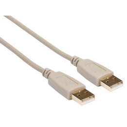 Cordon USB A mâle - USB A mâle (2,5m)  - 1