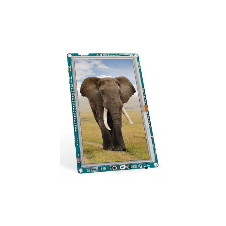 Platine afficheur graphique "mikromedia plus for STM32F7"