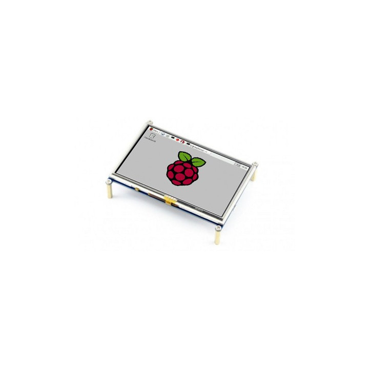 Afficheur graphique couleur 5" (800 x 480 pixels) pour Raspberry pi 3