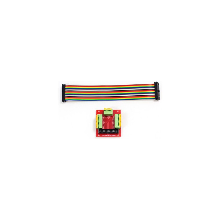 Platine 26 GPIO pour déport sur borniers des E-S de la Raspberry Pi
