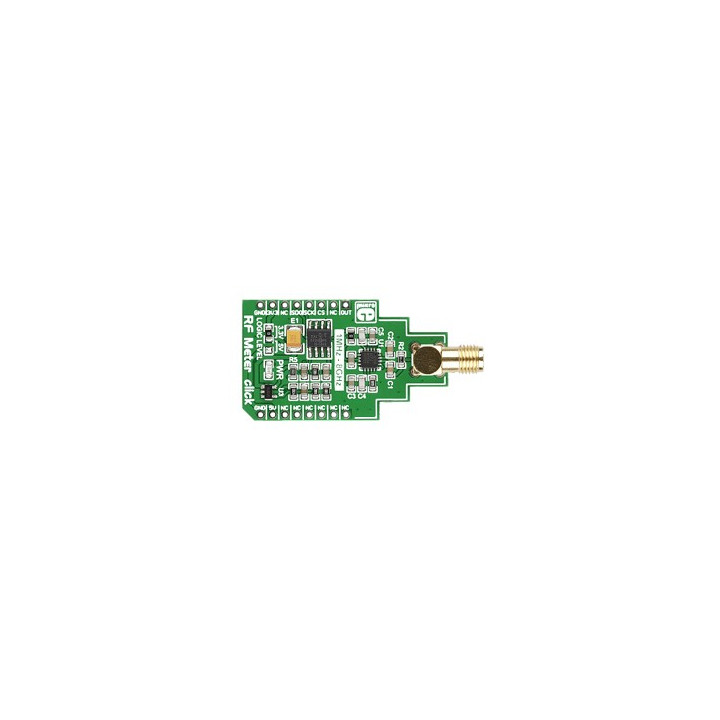 Module RF Meter Click avec ADA8318 + ADC MCP320 pour mesure radio