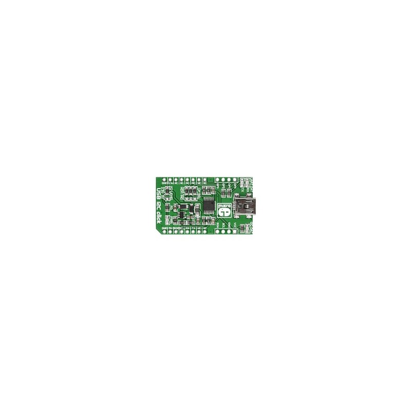 Module USB I2C click avec MCP2221 interface USB / UART / I2C