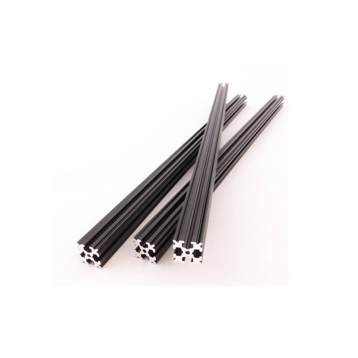 9 profilés alu 360 mm openBeam couleur aluminium (noir)