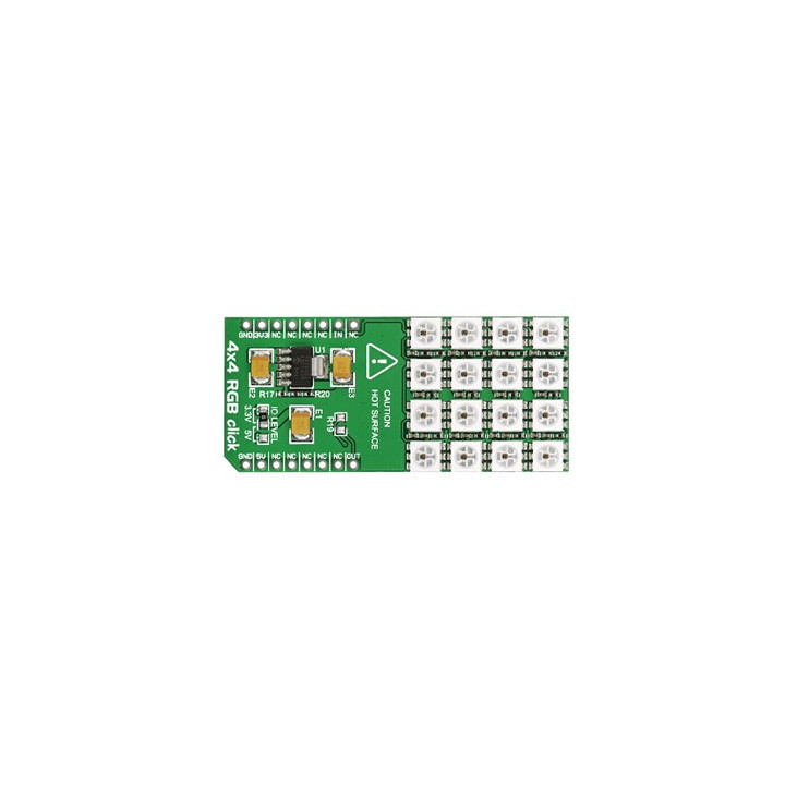 Matrice à leds 4x4 RGB click MIKROE-1881