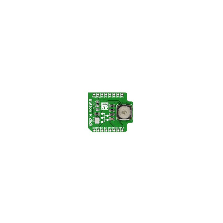 MIKROE-1901 : Button R click - Bouton avec led de visualisation