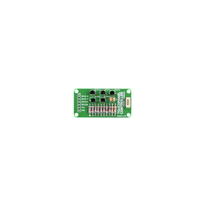 Platine pour le pilotage de la dalle tactile A/TACT1 pour afficheur graphique 128 x 64 pixels