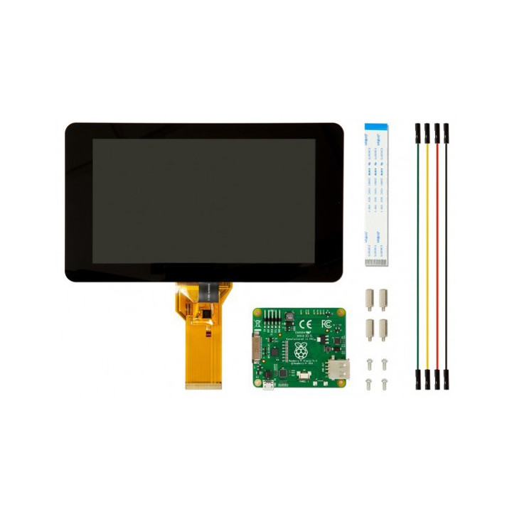 Afficheur graphique 7" couleur (800 x 480 pixels) pour Raspberry 3