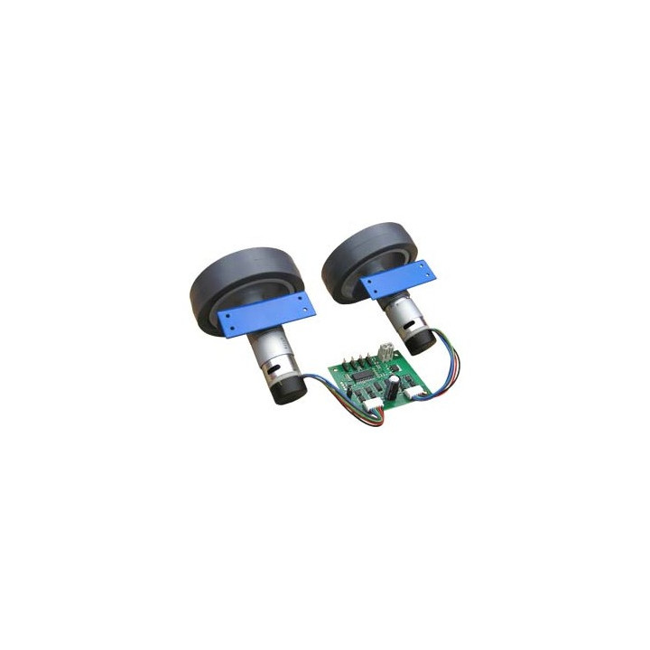 PACK/DM23 Ensemble 2 moteurs cc et platine de pilotage I2C/Série