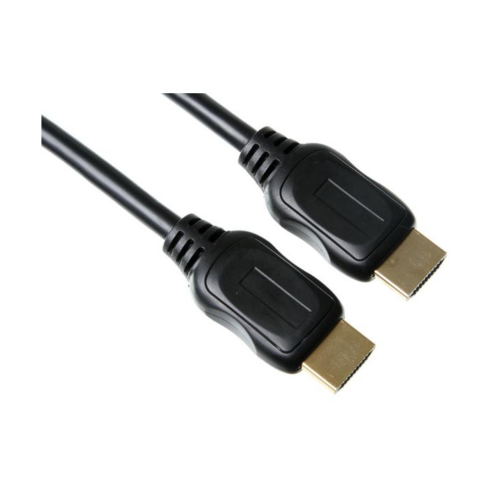 Cordon HDMI droit (1,5 m) - noir  - 1