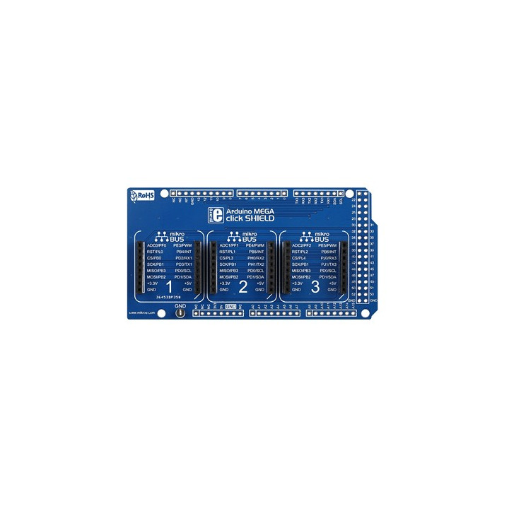 Shield Mikroelektronika Click Board pour arduino™ MEGA2560