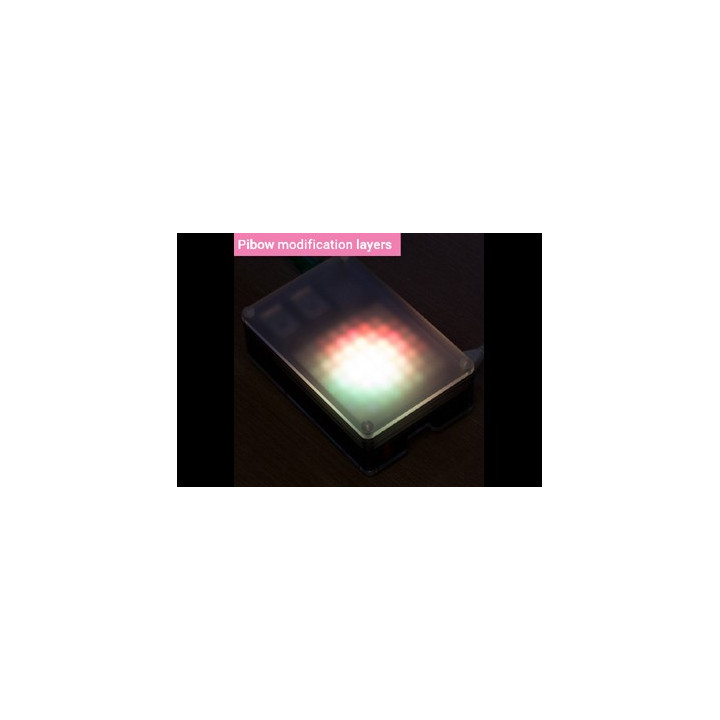 PIM063 Plaque Pibow Frosted diffused (option boitier Pibow)