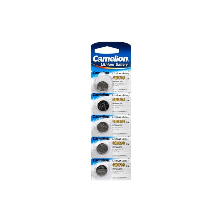 Lithium 1616 3.0v-55mah (5pcs-bl)  - 1