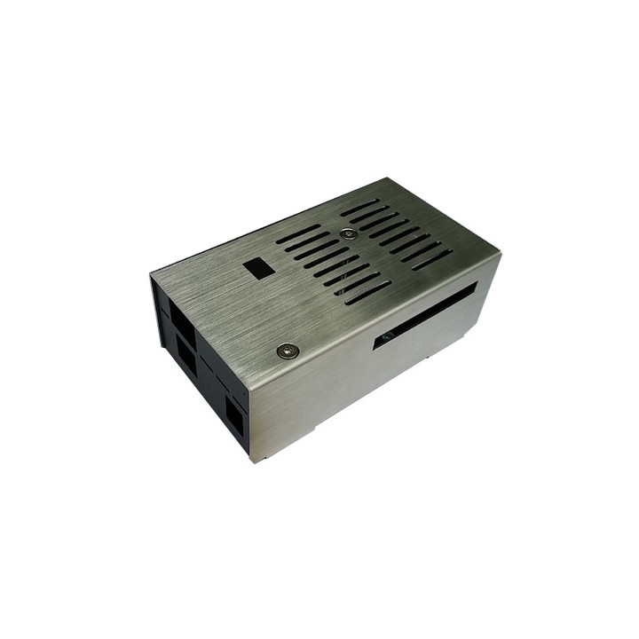Boîtier aluminium bi-colore pour carte arduinoUNO ou Mega2560