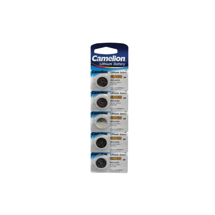 Piles Lithium 3V type CR1620 (5 pcs)  - 1
