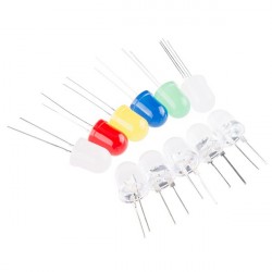 10 Leds 10 mm de couleur - 1