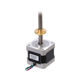 POL2690 Moteur pas-à-pas avec arbre 38 cm pour robotique