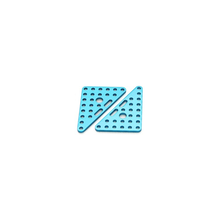 MAK61408 Triangle Plate 6x8-Blue pour apprentissage STEM et robotique