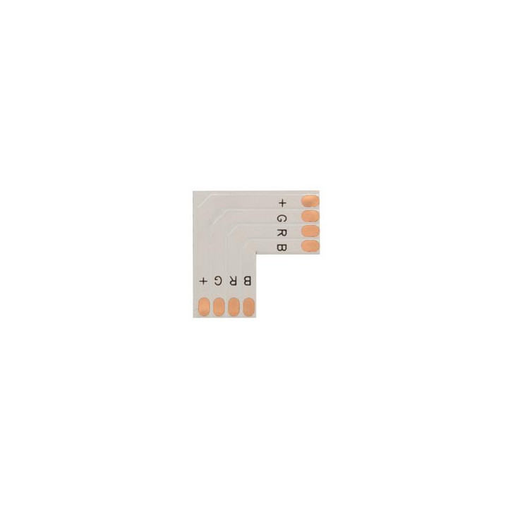 Connecteur PCB flexible forme L pour ruban RVB