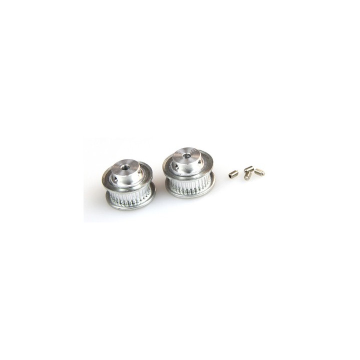 MAK83005 Paire de poulies crantées 32 dents makeblock pour robot
