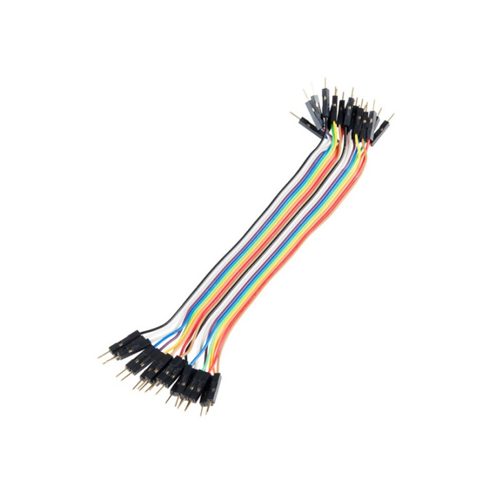Jeu de 20 straps flexibles M-M (15 cm)  - 1