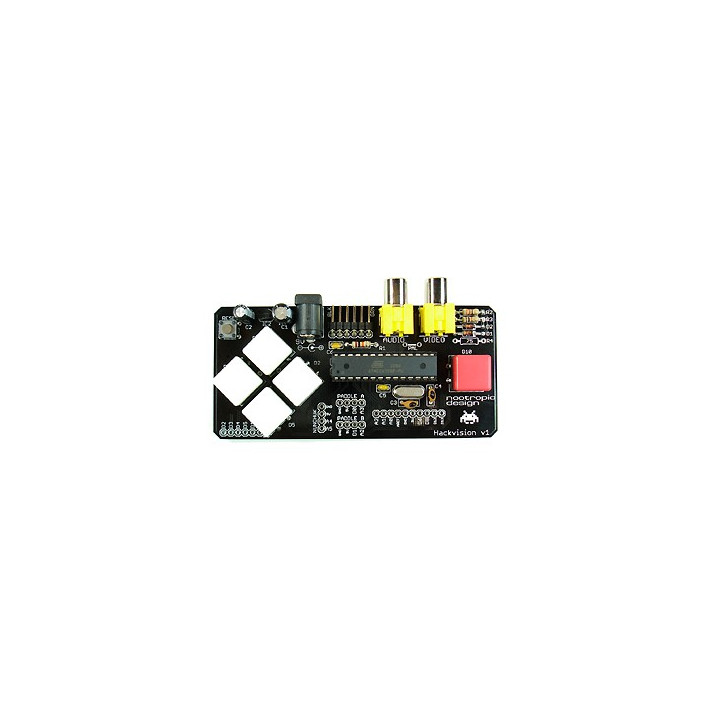 NOOTROPIC2 : Platine jeu vidéo "HACKVISION" compatible arduino