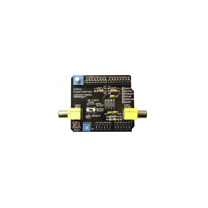 Platine shield "Vidéo Expérimenter" pour arduino