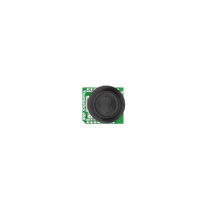 MIKROE-1627 Thumbstick Click Board - Mini joystick + ADC à sortie SPI