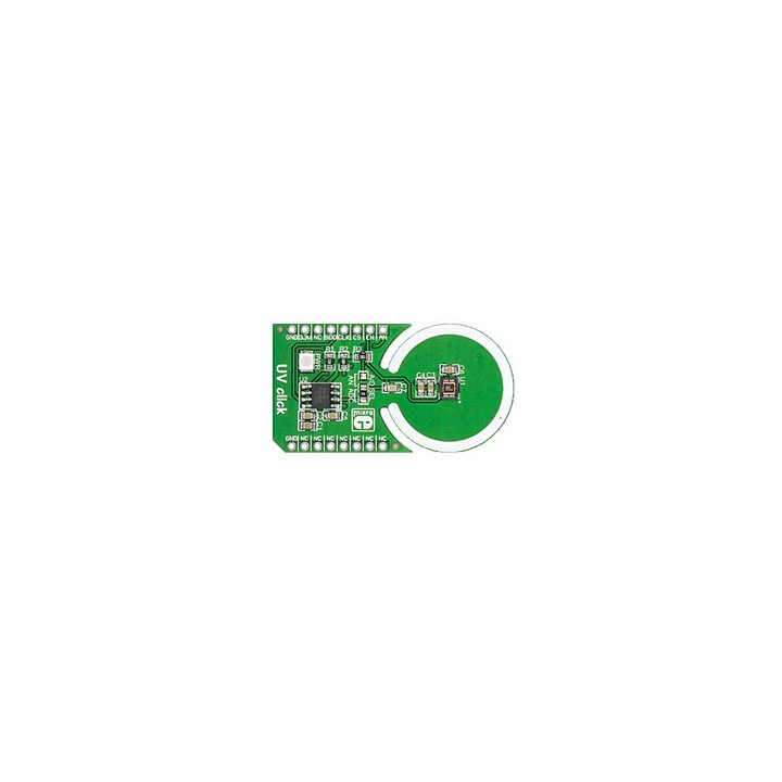 Capteur UV-A et UV-B MIKROE-1677 UV Click Board Mikroelektronika