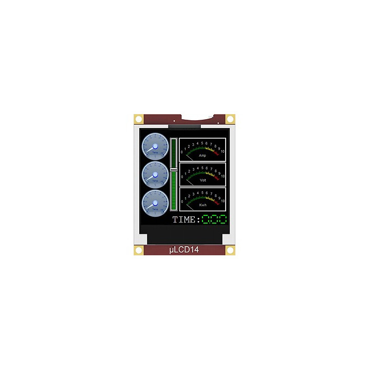Afficheur graphique couleur 4D Systems - TFT "uLCD-144-G2"