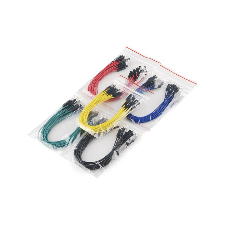 Jeu de 100 straps flexibles M-M (15 cm)  - 1
