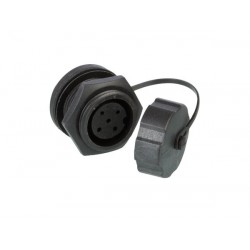 Embase femelle étanche - 5 contacts - 1