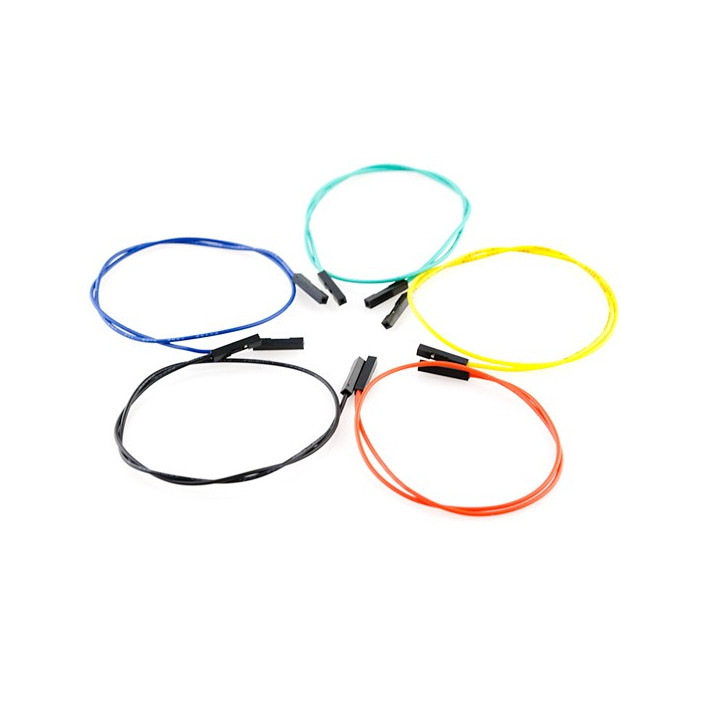 Jeu de 10 straps flexibles F-F (30 cm)  - 1