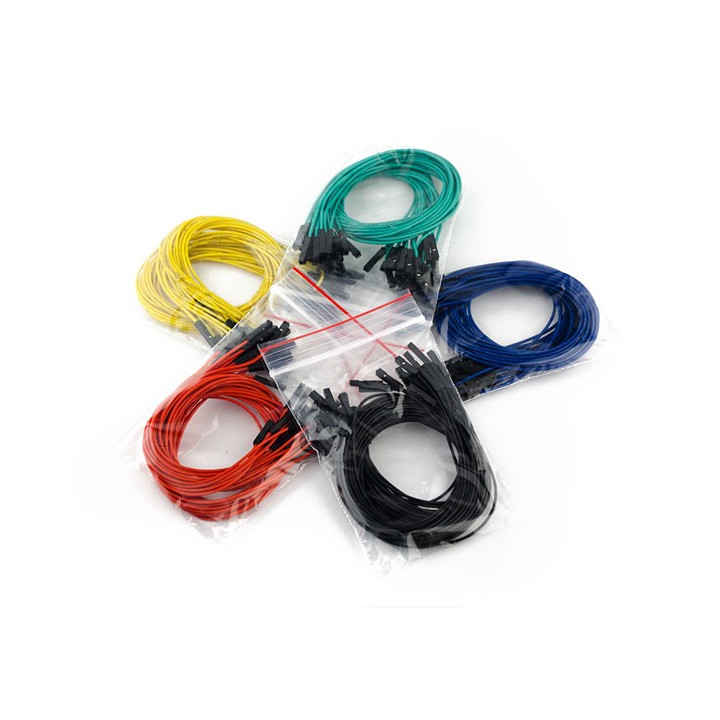 Jeu de 100 straps flexibles F-F (30 cm)  - 1