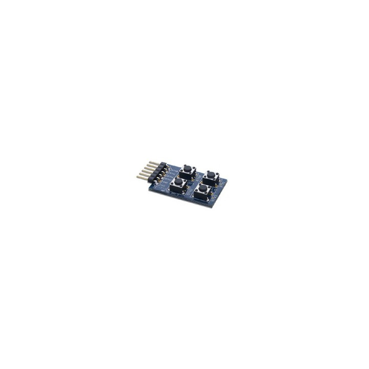 PMODBTN :  4 boutons-poussoirs + anti-rebond pour arduino ou Rasbperry