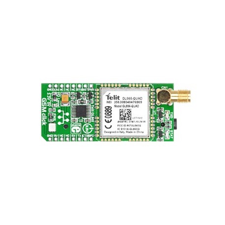 MIKROE-1298 Module GSM Click Board base Telit GL865-QUAD