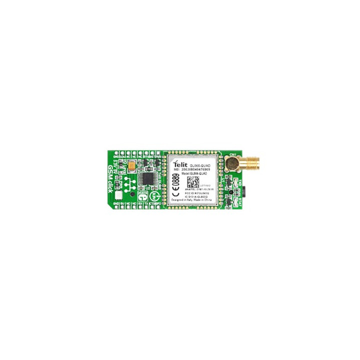 MIKROE-1298 Module GSM Click Board base Telit GL865-QUAD