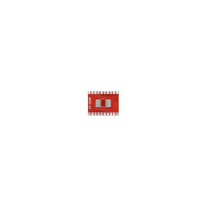 Platine d'adaptation SSOP20 «» DIP20  - 1
