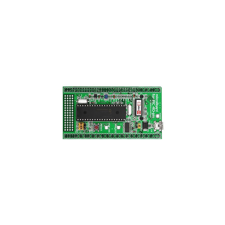 MikroBoard "PIC 40 broches PIC18F4520" pour UNI-DS6 Mikroelektronika