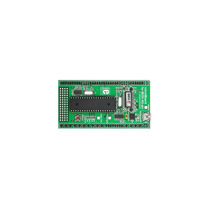 MikroBoard "8051 40 broches" base AT89S8253 pour UNI-DS6