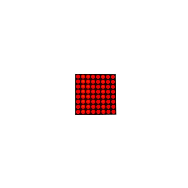 Matrice à leds 8 x 8 rouges (32 mm)