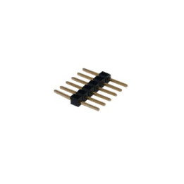 Pack de 5 connecteurs 1x6 Mâle-Mâle  - 1