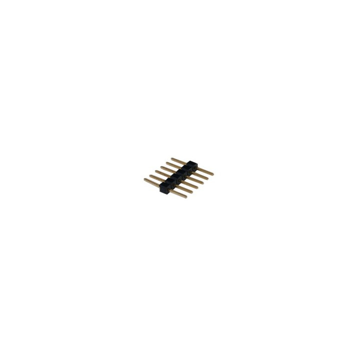 Pack de 5 connecteurs 1x6 Mâle-Mâle  - 1