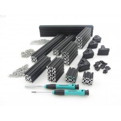 Starter kit conception mécanique avec profilés OpenBeam (noir)