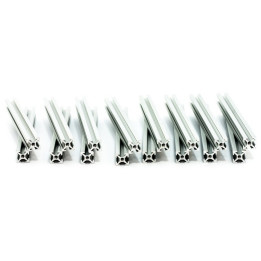 Profilés MakearBeam aluminium claire 100 mm