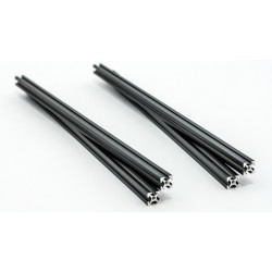Profilés MakearBeam aluminium noire 300 mm (4 pcs)