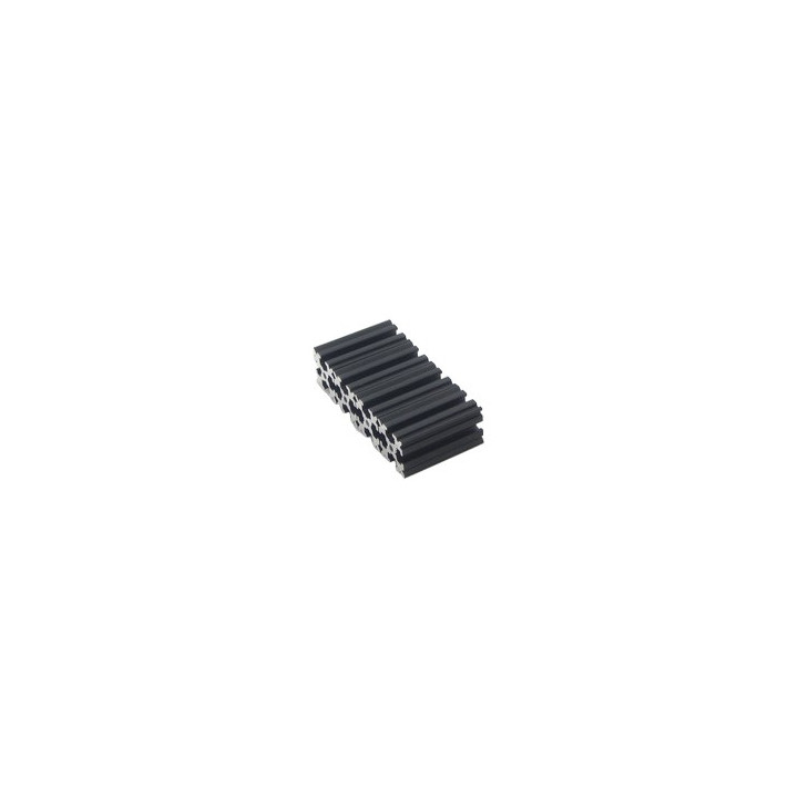 4 profilés alu 30 mm openBeam couleur aluminium (noir) 