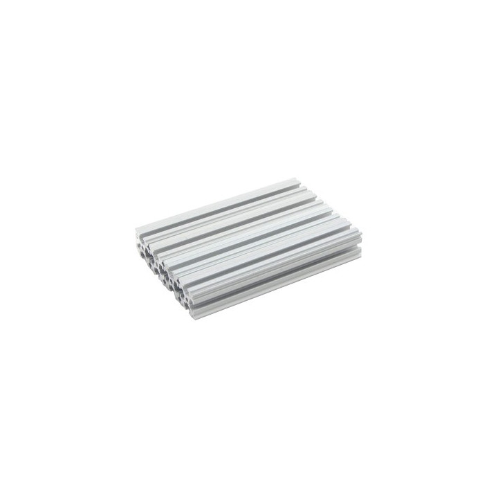 4 profilés alu 90 mm openBeam couleur aluminium Clear