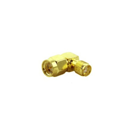 Adaptateur SMA femelle coudé - SMA mâle  - 1