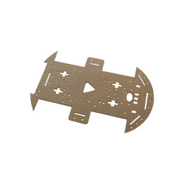 ROBCHASS4 Base plastique pour robot roulant (pour STEM)